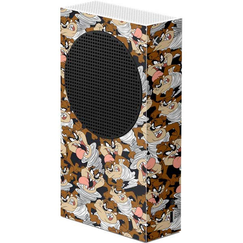 Looney Tunes Taz Super Sized Pattern Xbox Series S Console Skin